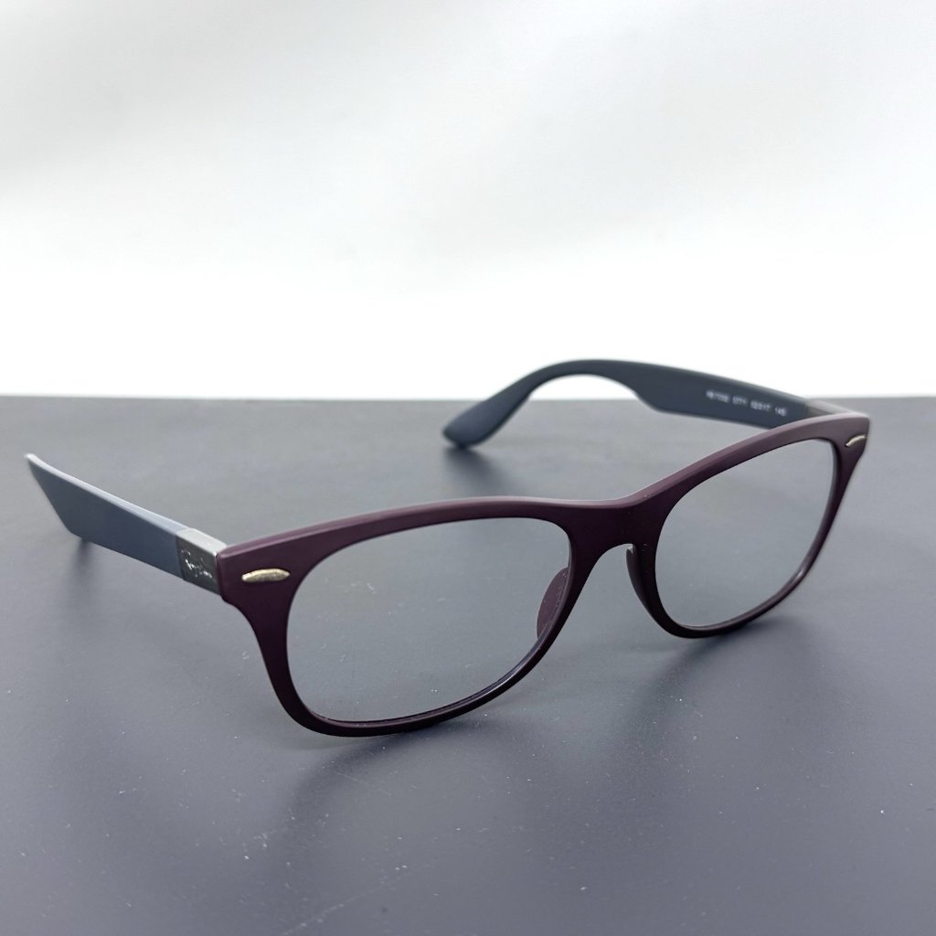 Ray Ban Eyeglasses Liteforce Oval Purple Gray 52 [] 17 145 Rb 7032 5771 Italy